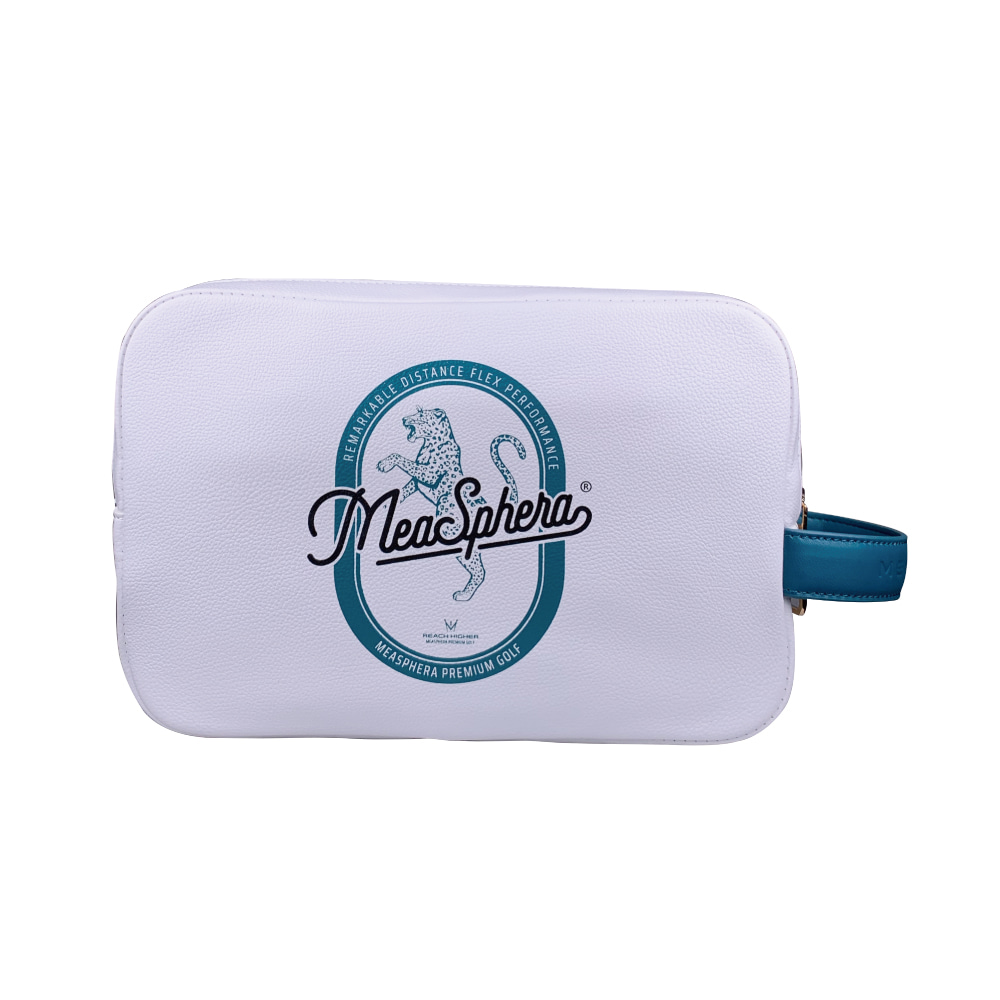 MEASPHERA CLEAR POUCH BAG WHITE